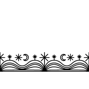 Abstract Wave Pattern, Minimalist Line Art, Serene vector