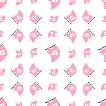 seamless pattern with hand towel png