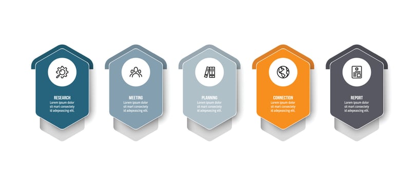 Business concept infographic. vector