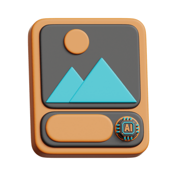 3d generate media artificial intelligence icon png