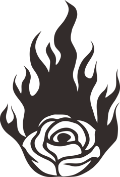 fire rose icon design png