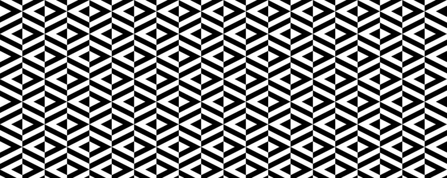 Seamless geometric rhombus pattern. Black white ethnic diamond repeating background. Decorative lattice ornament background. Modern textile fabric design template. Contemporary wallpaper vector