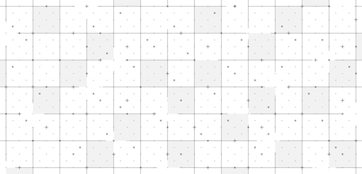 Futuristic tech grid background with digital lines and wireframe mesh. Abstract HUD interface in black and white. Ideal for sci fi dashboard, virtual map, blueprint, radar or VR game display. vector