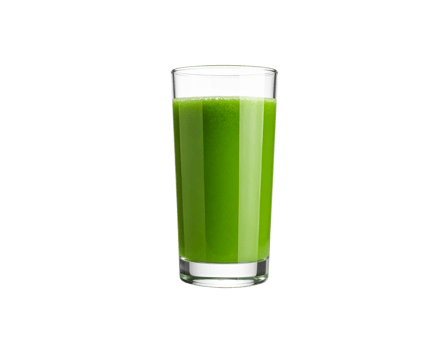 Refreshing Green Smoothie in Clear Glass Healthy Drink Isolated Shot. png