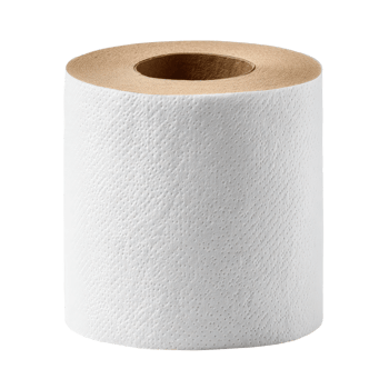 A roll of toilet paper on a black background png