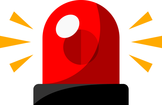 Red icon siren png