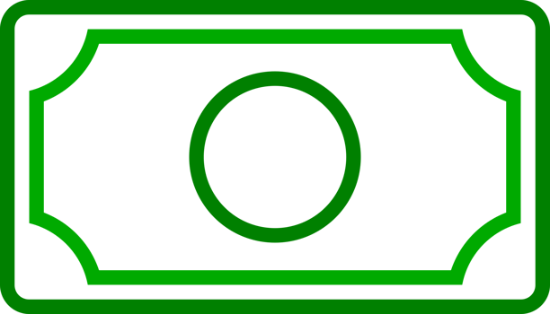 Green line banknote financial transaction business png