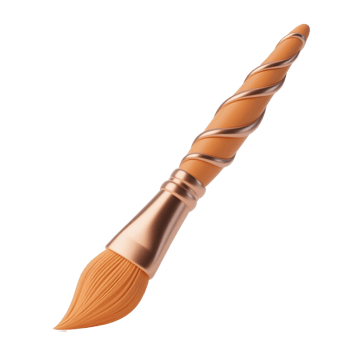 Paint brush isolated on transparent background png