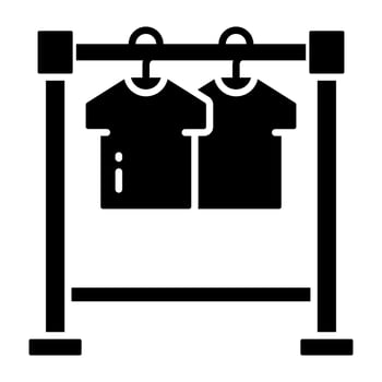 Hanging shirts icon in editable design vector