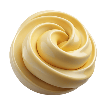 Abstract swirling cream texture image png