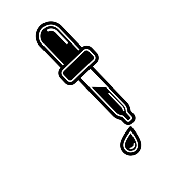 Dropper icon simple illustration png