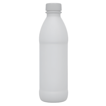 Clean White Plastic Bottle Isolated on Transparent Background Ready to Use png