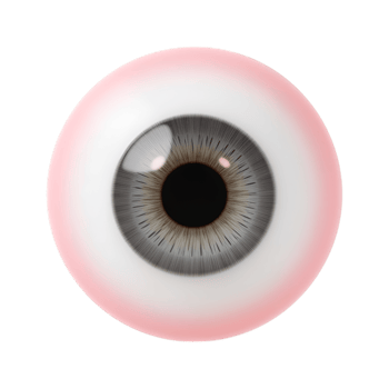 Realistic human eye with detailed iris and pupil, transparent background for creative designs png