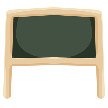 Square menu green board png