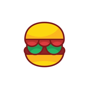 Burger Icon Design vector
