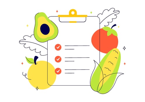 Plant-Based Nutrition and Healthy Food Illustration with Environmental Awareness Theme vector
