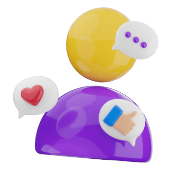 Influencer 3d illustration. content creator icon. png
