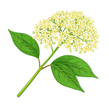 White and Yellow Flower Blossom with Green Leaves png