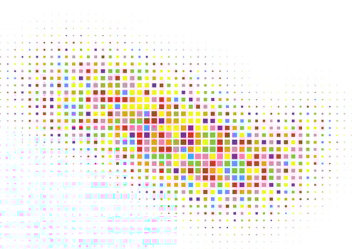 Abstract background with a colourful pixel design vector