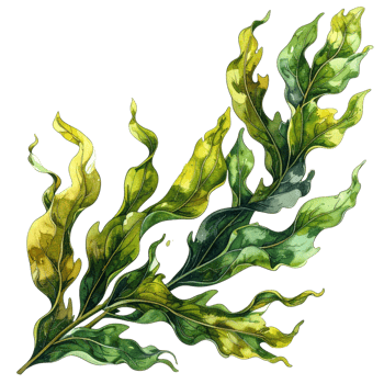 Watercolor Green and Yellow Leaves Branch png