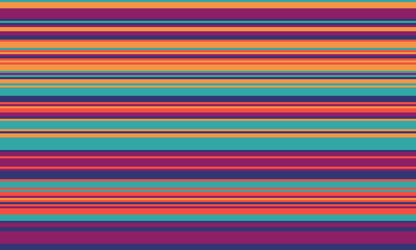 Vibrant horizontal stripes in sunset hues create a dynamic, modern background. Perfect for websites, textiles, packaging, or any project needing a bold, energetic aesthetic. vector