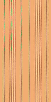 Fone fabric seamless pattern, brand textile background. Tipster lines stripe vertical texture in orange and red colors. vector