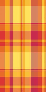 Vibrant yellow and orange plaid pattern. Perfect for textile design, website backgrounds, or fallthemed projects. This warm, cheerful texture evokes feelings of comfort and autumn. vector