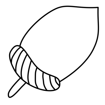 acorn cartoon outline png