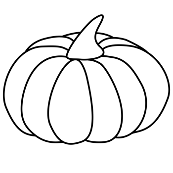 pumpkin cartoon outline png