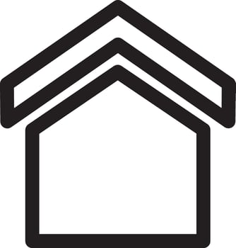 Compact House in Bold Style vector