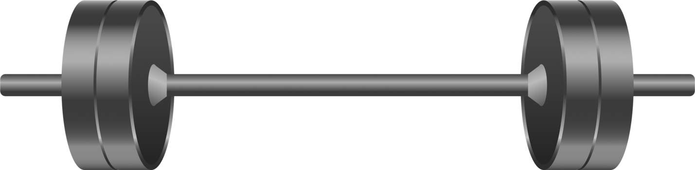 Gradient illustration barbell png