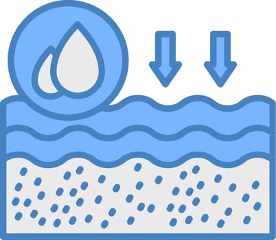 Sea Water Intuitive UX Component vector