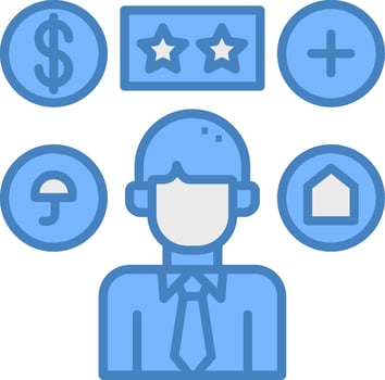 Employee Benefit Polished UX Feature vector