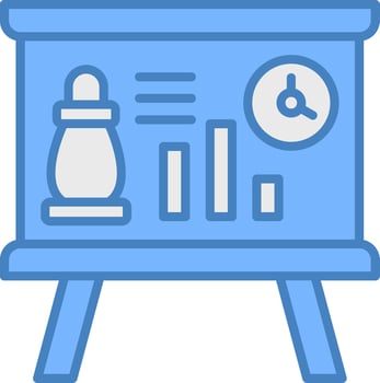 Game Statistics Neon Badge Element vector