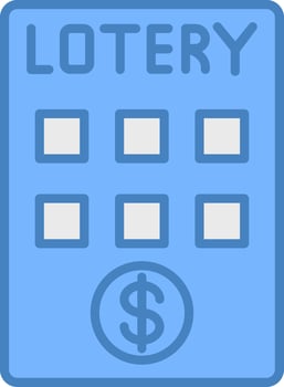 Lottery Tech Badge Concept vector