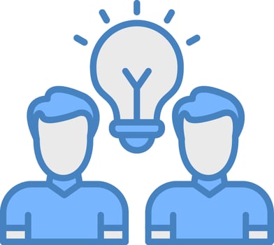 Brainstroming Creative Frame Token vector