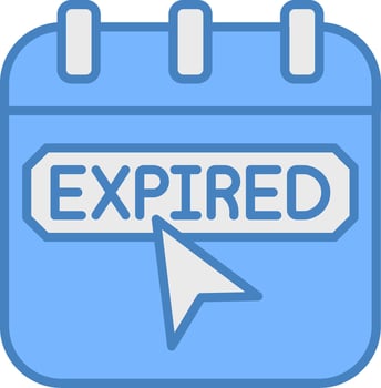 Expired Digital Sketch Object vector