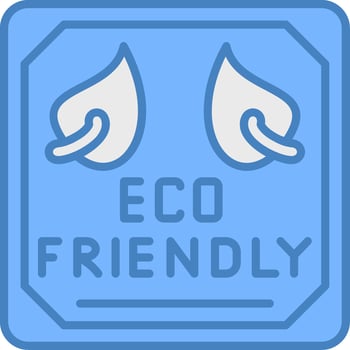 Eco Friendly Sleek Visual Element vector