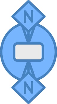 Many To Many Crisp UX Graphic vector