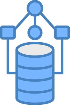 Data Model Clear Line Pattern vector