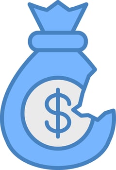 Bankrupt Clear Line Pattern vector