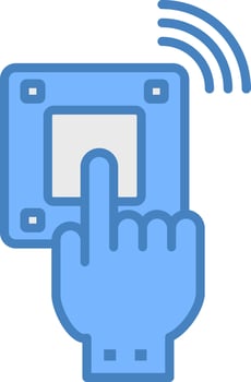 Emergency Button Intuitive UX Component vector