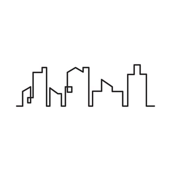 City skyline Illustration design vector