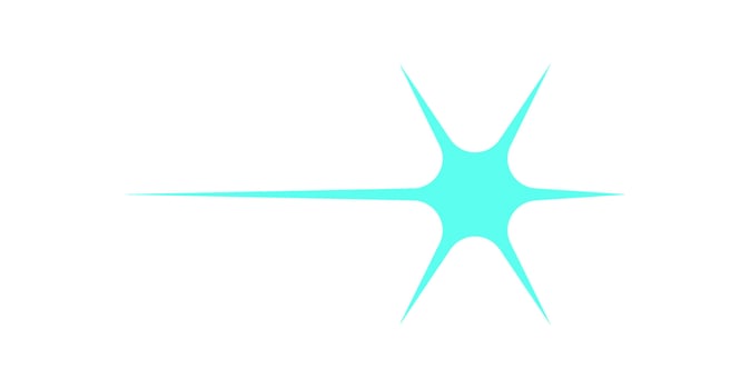 Psychedelic star icon. Bold shape and abstract element. Retro space decoration, flat aesthetic, perfect for 90s style projects or y2k themed designs. vector