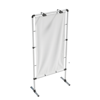 Portable backdrop screen isolated on transparent background png