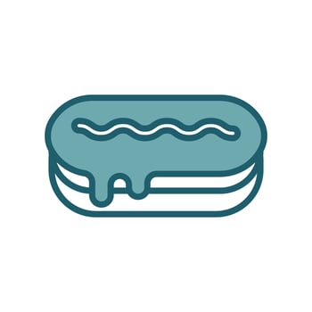 Chocolate Eclair Illustration vector