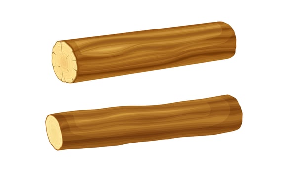 Woodworking industry materials set cartoon illustration on white background vector