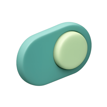 Abstract button with glowing effect png