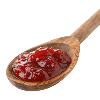 Rustic Spoonful of Homemade Strawberry Jam Sweet, Red, Wooden Spoon, Isolated, Delicious, Breakfast, Natural Light, Preserves Transparent Background png