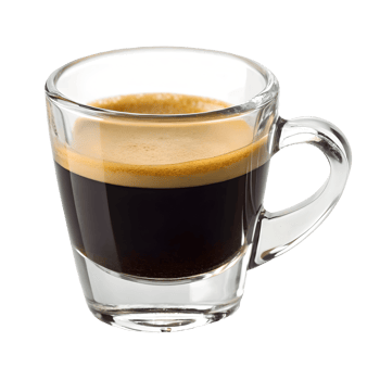 Espresso Shot in Clear Glass Cup Rich Aroma, Coffee Culture, Morning Ritual, Isolated Drink Transparent Background png